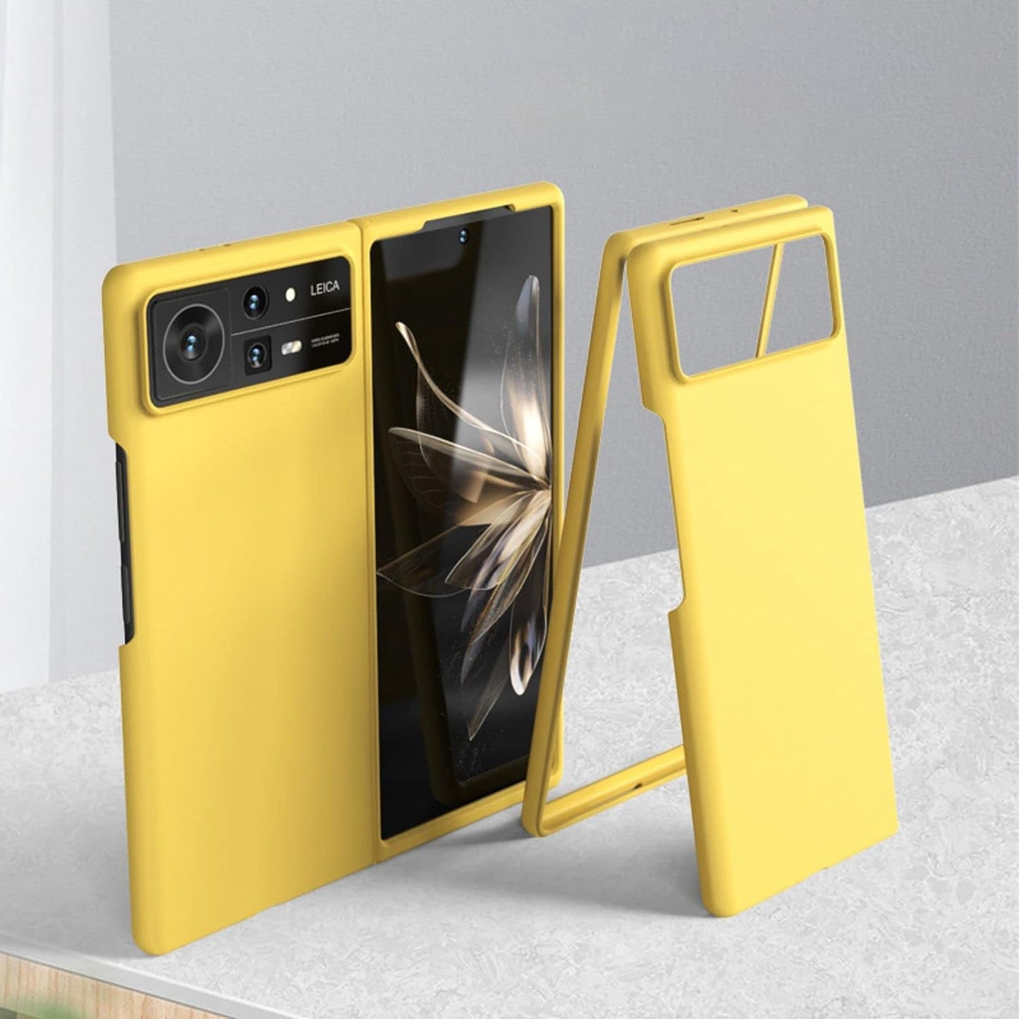 COQUE Xiaomi Mix Fold 2 Phone Case,Ultra Slim Skin-Feeling Phone Shell,Folding Phone Cover for Xiaomi Mix Fold 2,White  COQUE Yellow Xiaomi Mix Fold 2 