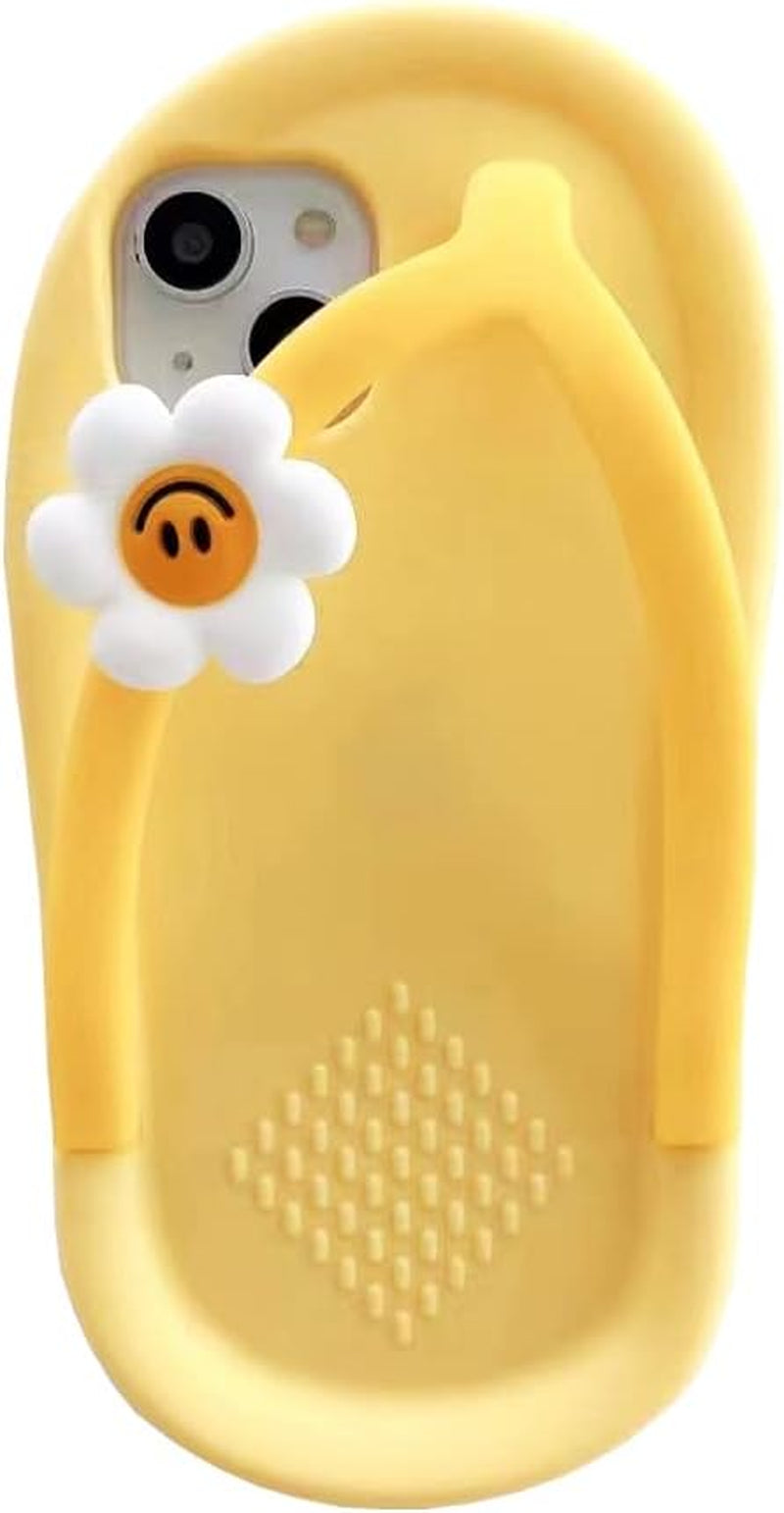 Yatchen Kawaii Phone Cases Apply to Iphone 11,Cute Cartoon Green Slippers Phone Case with Banana Flip Flops Phone Case 3D Case Soft Silicone Protctor Women Girls for Iphone 11  Yatchen Slippers Iphone 13 Pro Max 