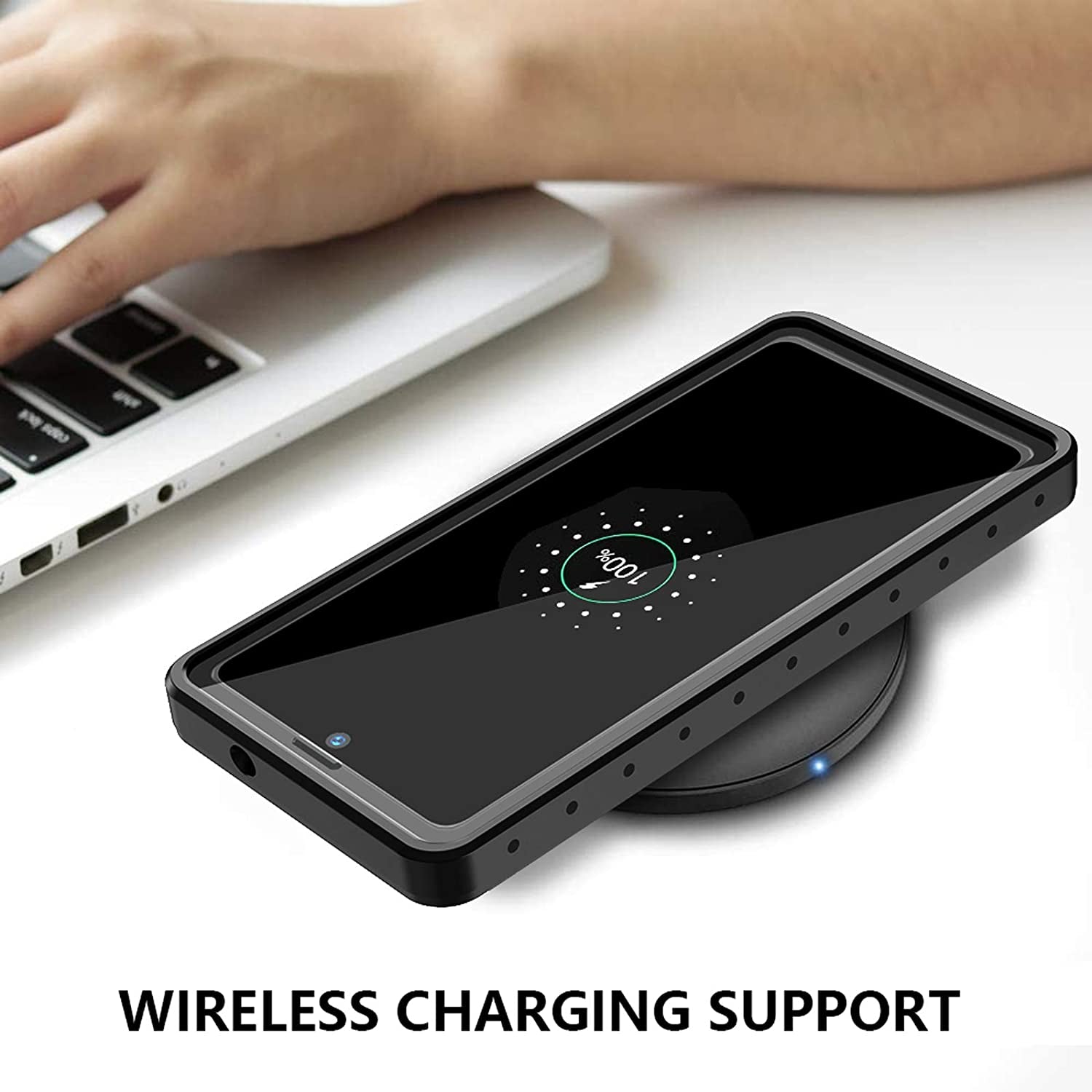 ANTSHARE for Samsung Galaxy Note 20 Case Waterproof, Built in Screen Protector 360° Full Body Heavy Duty Protective Shockproof IP68 Underwater Case for Samsung Galaxy Note 20 6.7Inch(Black)  ANTSHARE   