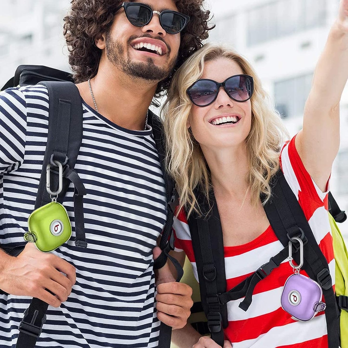 NINKI Compatible Beats Fit Pro Case Silicone Clear Purple,Cute Heavy Duty Soft Silicone TPU Full Protective Case for Beats Fit Pro Case with Lanyard,Beats Pro Fit Case Cover with Keychain for Women  NINKI   