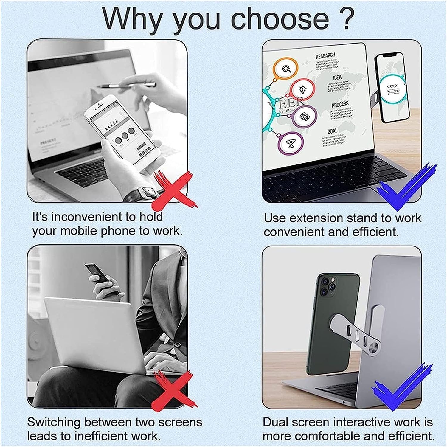 PEPDRO Monitor Magnetic Holder, Laptop Cellphone Mount, Collapsible Metal Base, Adapt to Magnetic Aluminum Bracket Laptop Side Mount External Cooling Fans (Color : Silver)  PEPDRO   