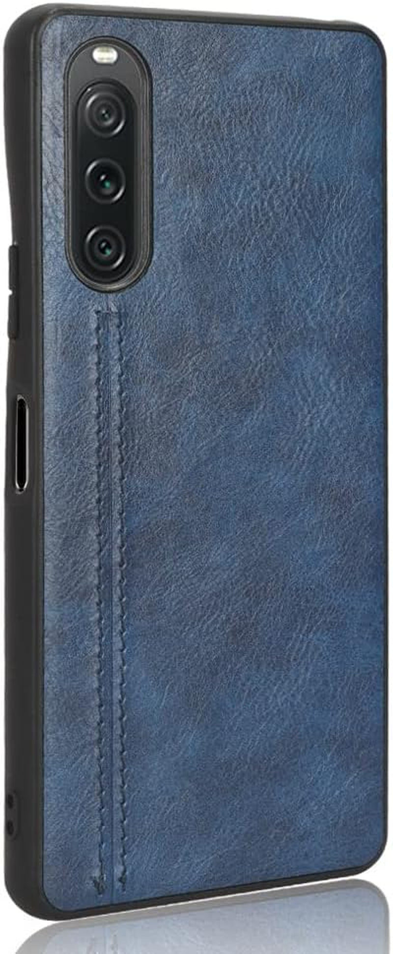 Phone Case for Sony Xperia 10 V, Case for Sony Xperia 10 V Cow-Like PU Leather Style Protector Cover, Non-Slip Shockproof Cover for Sony Xperia 10 V Case  Generic   