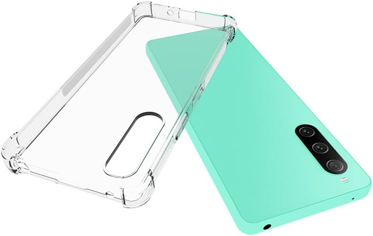 Aikukiki Case for Sony Xperia 10 V,Sony Xperia 10 V 5G Case,Tpu Soft Silicone Bumpers Protective Cover Anti-Scratch Shockproof Phone Case for Sony Xperia 10 V 5G 2023 (Clear)  Aikukiki   