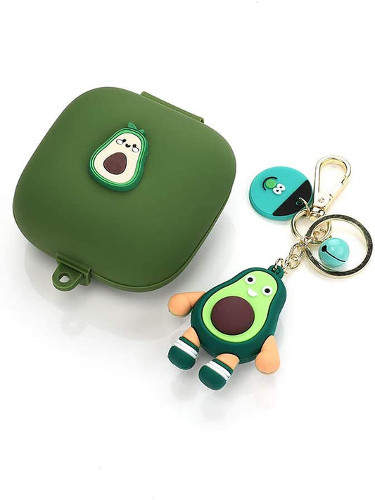 Fit Designed for Powerbeats Pro Earphone, Suublg Beats Powerbeats Pro Cartoon Silicone Headphones Case Cover and Cute Doll Keychain Full Body Anti-Lost Lanyard  Suublg   