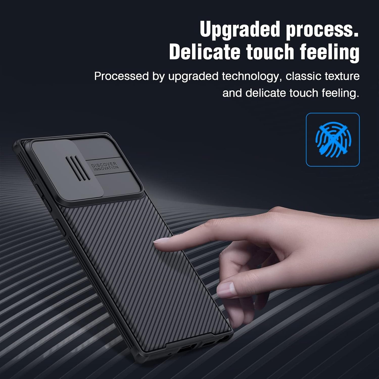 Nillkin Samsung Galaxy Note 20 Ultra Case, Slim Note 20 Ultra Protective Case with Slide Camera Cover Hard PC and TPU Ultra Thin Anti-Scratch Phone Case for Galaxy Note 20 Ultra 5G 6.9'' Black  Shenzhen Nillkin Technology co.ltd   
