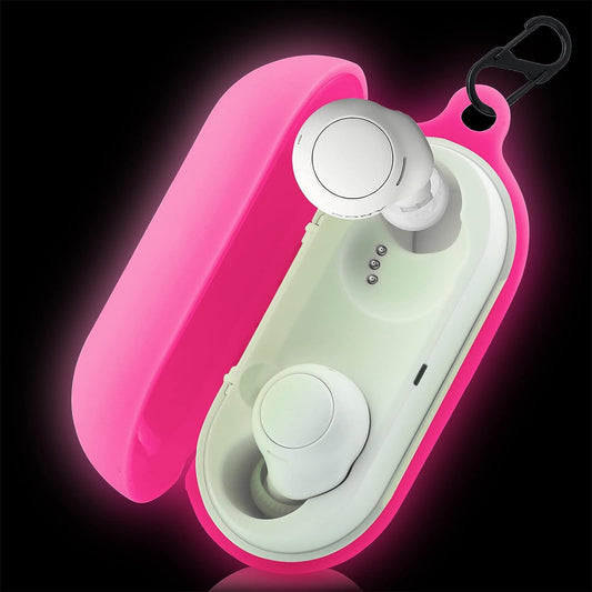 WF-C500 Case Pink Cover Compatible with Sony WF-C500 Truly Wireless In-Ear Headphones Silicone Protective Protector Skin for Women Girl - LEFXMOPHY  LEFXMOPHY   