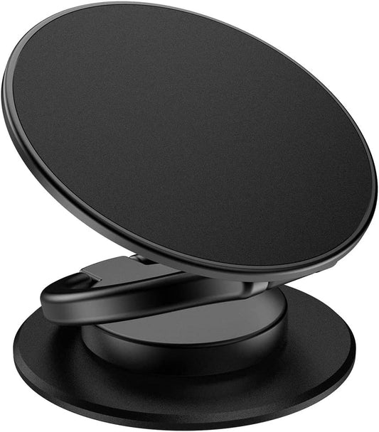 Monidea Phone Ring Holder, Phone Grip Holder Finger Kickstand, Foldable & Adjustable Metal Cell Phone Rings Gripper Stand Work with Magnetic Car Mount for Iphone Samsung & Other Cellphones - Black  MonIdea   