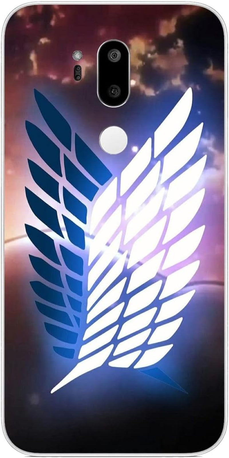 Compatible with LG G7 | LG G7 Thinq | LG G7 Fit | LG G7 One Case Attack on AOT Anime Titan 969 Soft TPU Rubber Protection Cover Clear  Tongstar Attack On Aot Anime Titan 396  