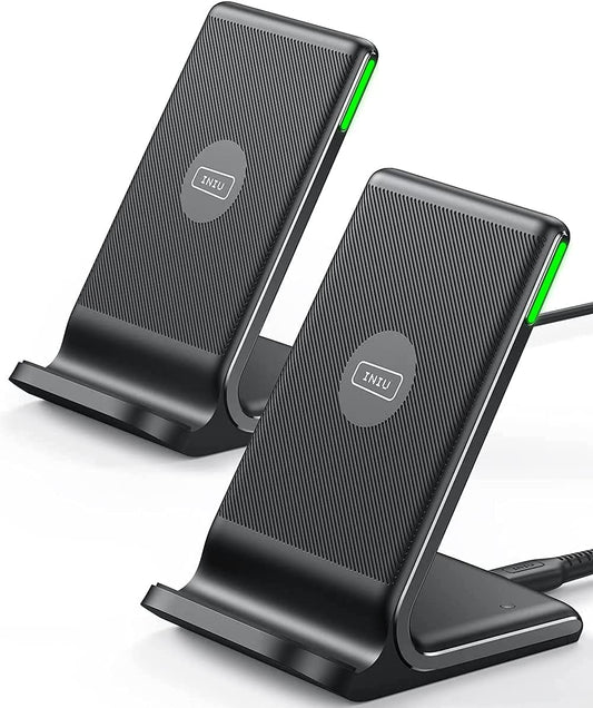 Wireless Charger, INIU [2 Pack] 15W Fast Wireless Charging Stand with Sleep-Friendly Adaptive Light Compatible with Iphone 14 13 12 11 Pro XR XS X plus Samsung Galaxy S21 S20 Note 20 Etc  Shenzhen Topstar Industry Co.,Ltd.   