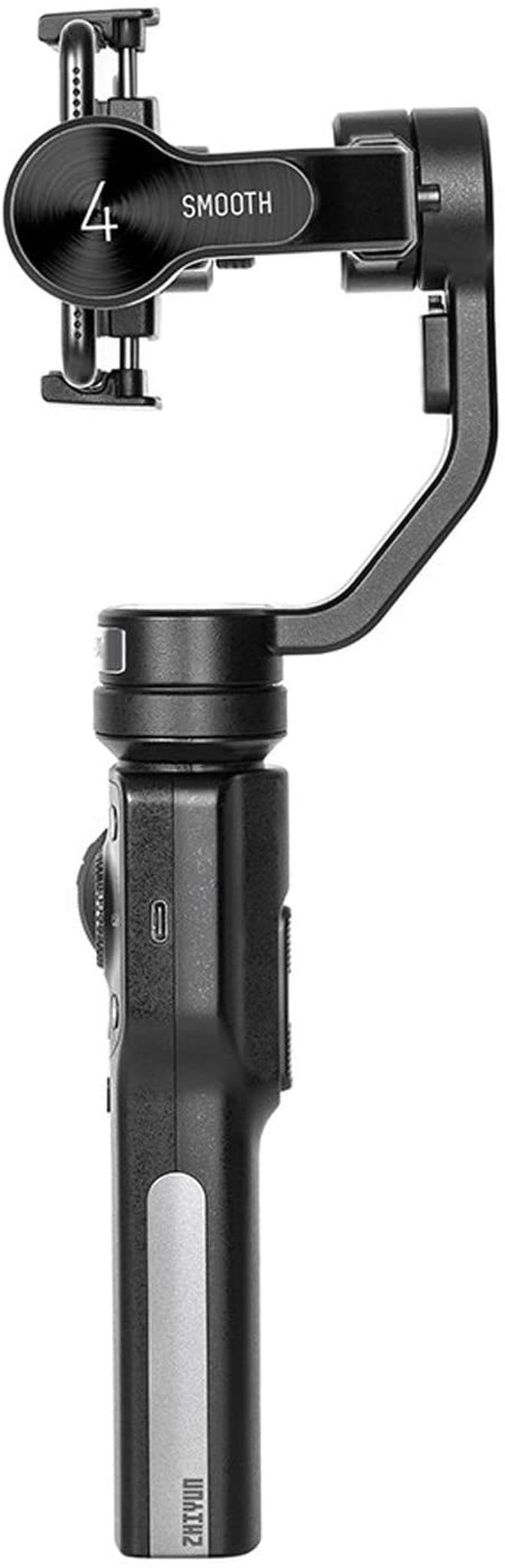 Zhiyun Smooth 4 Professional Gimbal Stabilizer for Iphone Smartphone Android Cell Phone 3-Axis Handheld Gimble Stick W/ Grip Tripod Ideal for Vlogging Youtube Vlog Tiktok Instagram Live Video Kit  Zhiyun   