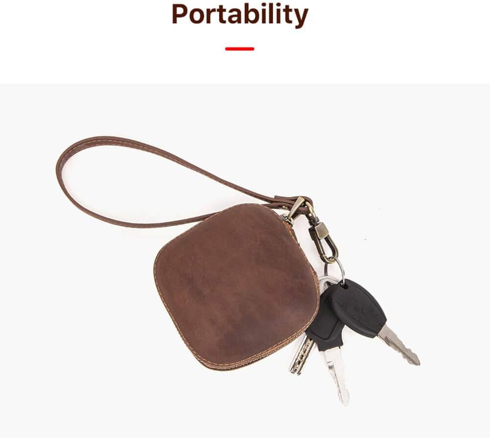 Hiram Powerbeats Pro Leather Case,Crazy Horse Leather Powerbeats Pro Case for Men and Women, Men'S Leather Travel Case for Powerbeats Pro(Brown)…  Hiram   