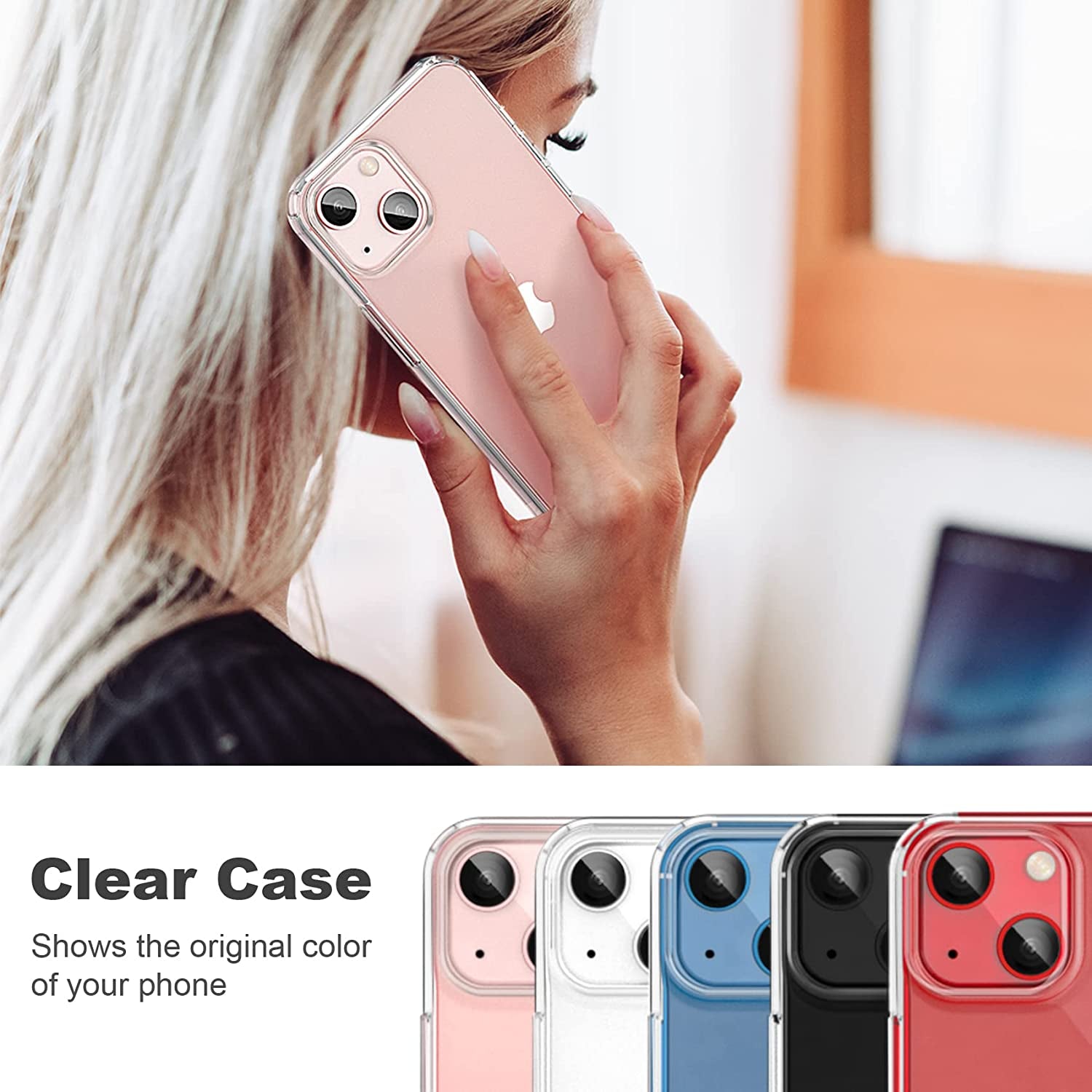 Jjgoo Compatible with Iphone 14 Case Clear, Soft Shockproof Protective Slim Thin Phone Bumper Cover Transparent Phone Case for Iphone 14-6.1 Inch 2022  JJGoo   