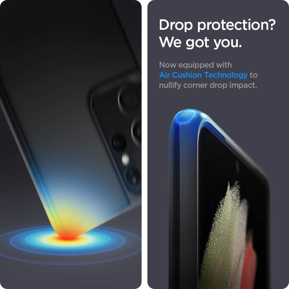 Spigen Thin Fit Designed for Galaxy S21 Ultra Case (2021) - Black  Spigen   