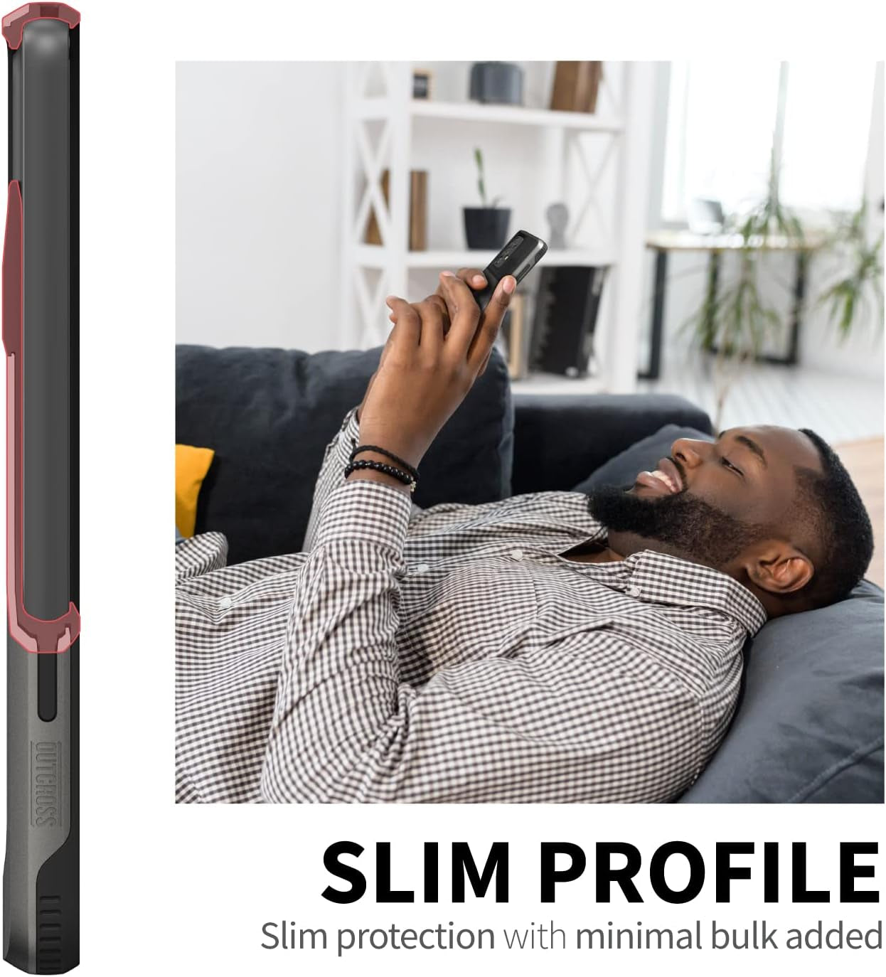 VENA Outcross for Samsung Galaxy A53 5G Case, Military Grade Drop Protection, Dual Layer Shockproof Protective Phone Case - Graphite Gray/Black  Vena   