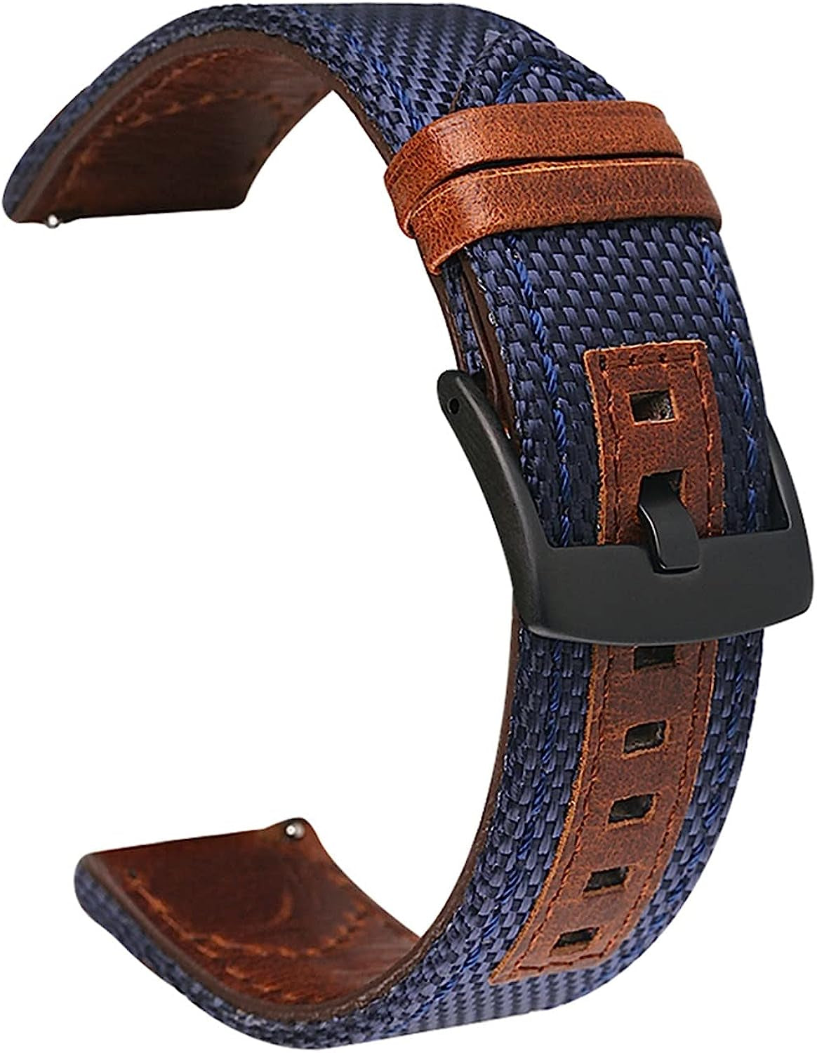 SVAPO 20 22Mm Band for Samsung Galaxy Watch 4/Classic/3/46/42Mm/Active 2 Gear S3/3 41 45Mm Leather Bracelet Universal Wirstband  SVAPO Blue 20mm Universal 