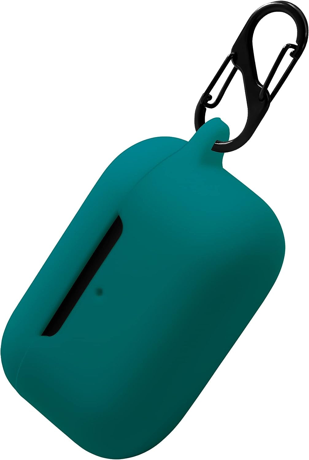 Geiomoo Silicone Carrying Case Compatible with Echo Buds 2Nd Gen, Portable Scratch Shock Resistant Cover with Carabiner (Pink)  Geiomoo Lake Blue-Echo  