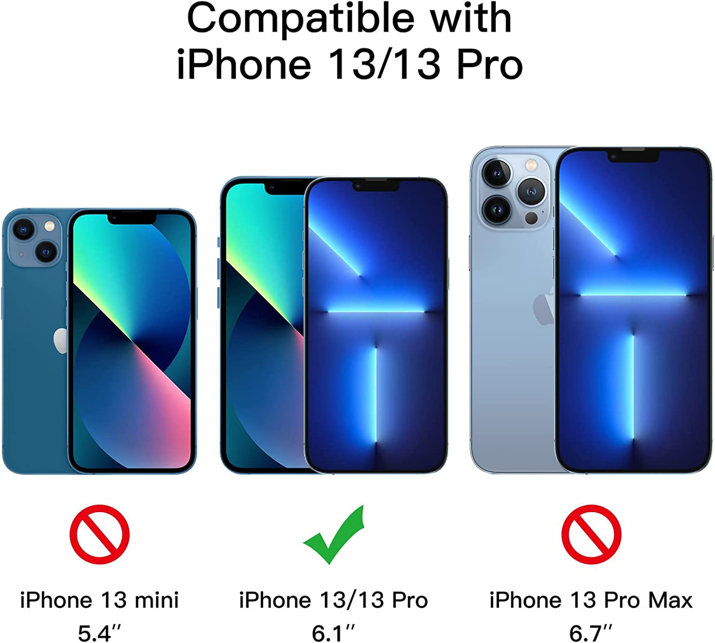 Jetech Privacy Full Coverage Screen Protector for Iphone 13/13 Pro 6.1-Inch, Anti-Spy Tempered Glass Film, Edge to Edge Protection Case-Friendly, 2-Pack  JETech   