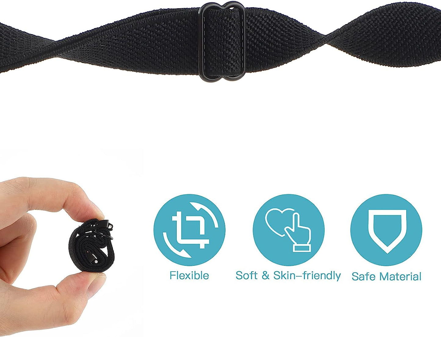 YOSWAN Adjustable Elastic Watch Band Compatible with Fitbit Inspire 2/ Inspire Hr/Inspire, Soft Nylon Stretchy Strap Wristbands Accessories Replacement Bands for Fitbit Inspire Women Men  YOSWAN   