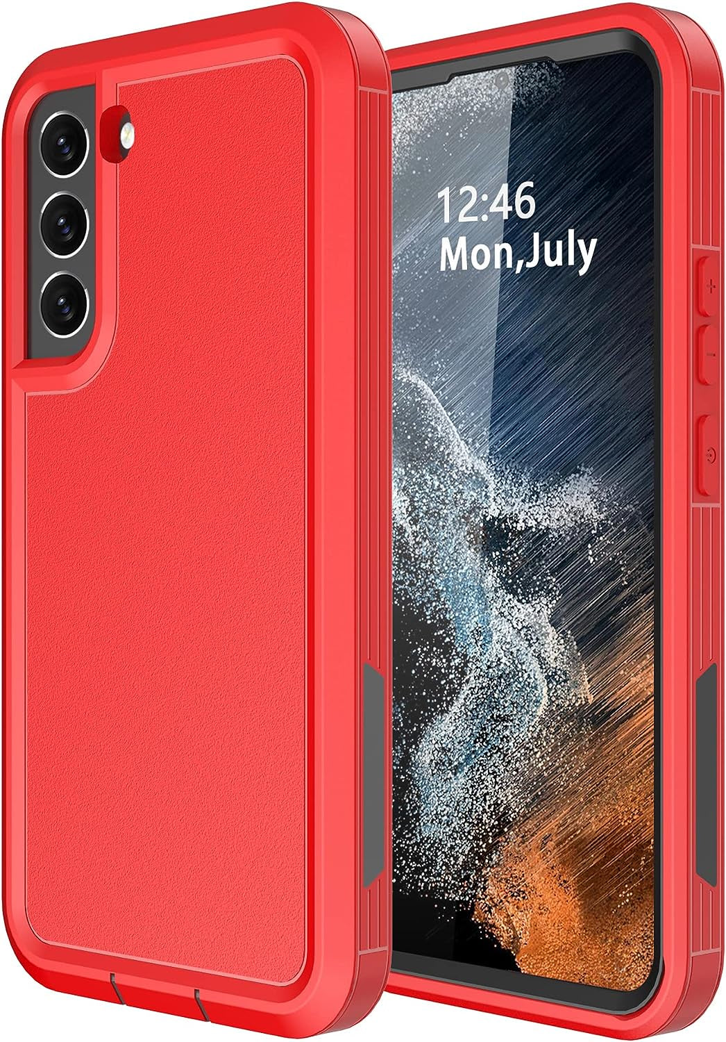 Guirble for Samsung Galaxy S22 plus Case,[Built in Screen Protector][Shockproof][Dropproof] Samsung S22 plus Case,Full-Body Rugged Military Grade Protective for S22 plus 5G Case 6.6 In(Teal)  Guirble Red/Black S22 6.1 In 