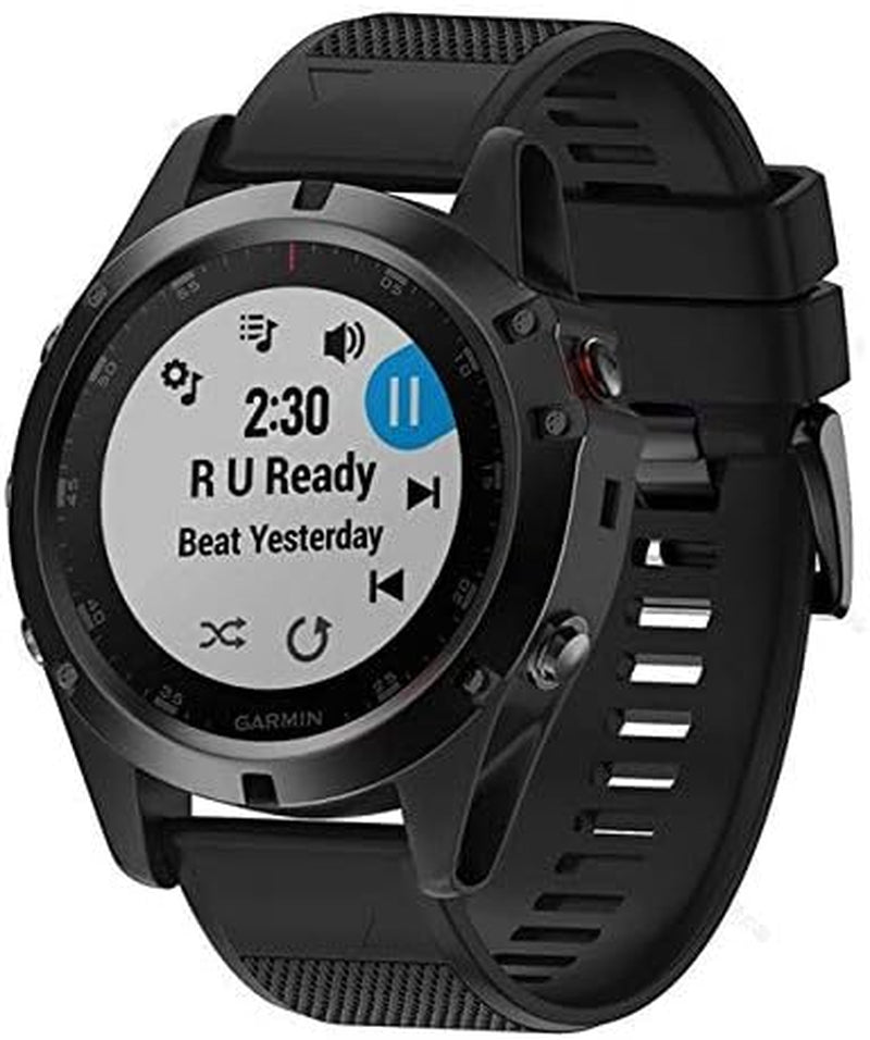 Watch Band Fenix 5 22Mm Width Compatible with Fenix 5/Fenix 5 Plus/Fenix 6/Fenix 6 Pro/Forerunner 935/Forerunner 945/Instinct Tide/Instinct Tactical  GERSIK   