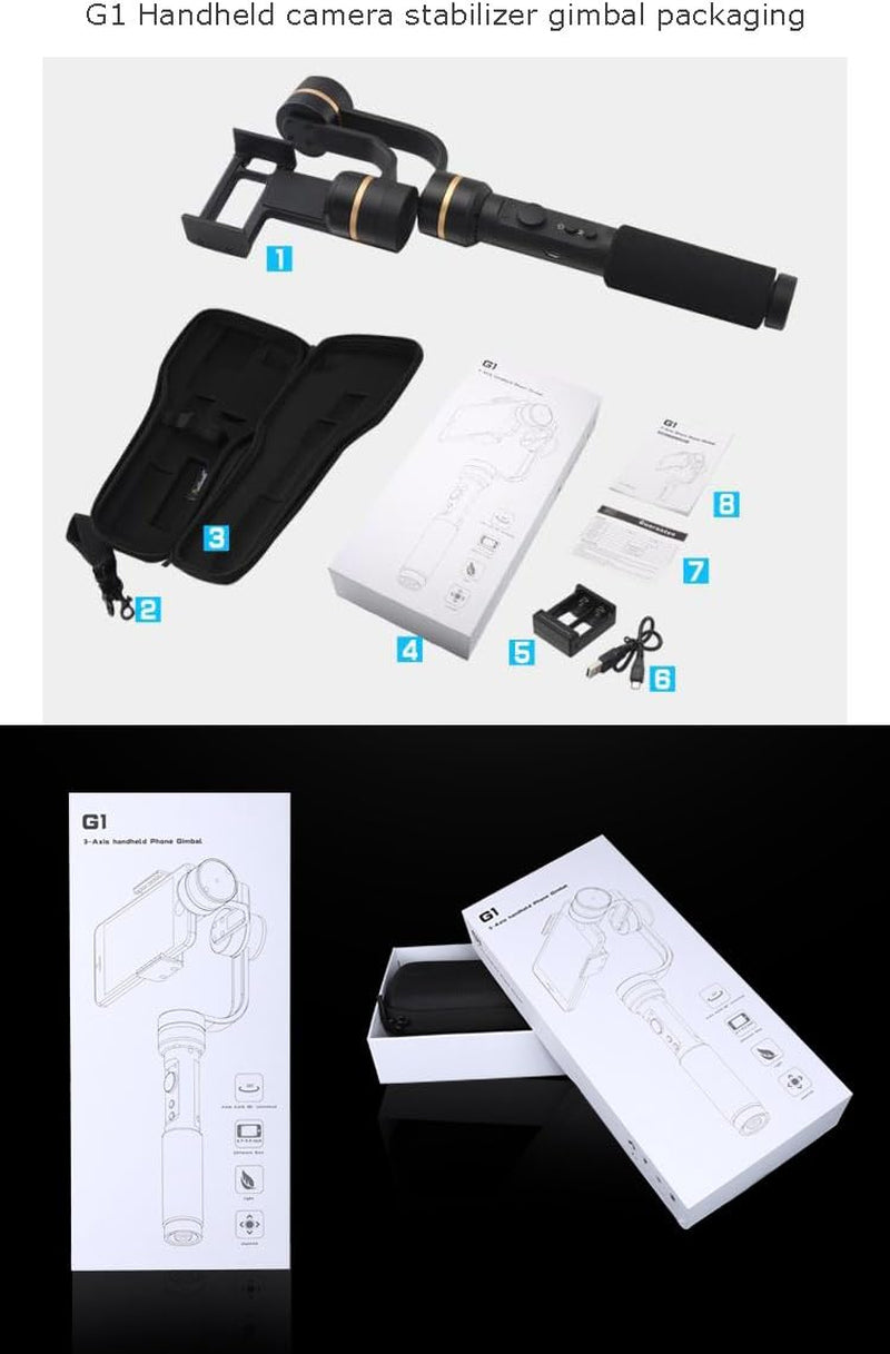 Blueti 3-Axis Handheld Cell Phone Gimbal Stabilizer Ios/Android Compatible  blueti   