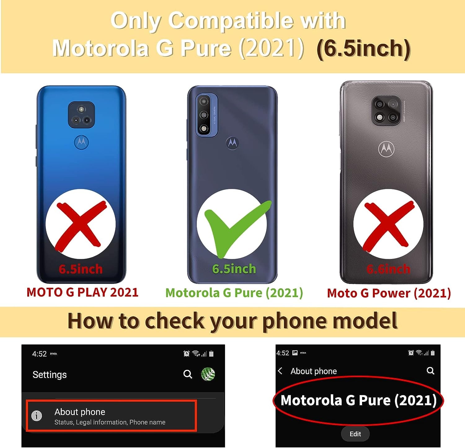 Coralogo for Moto G Pure Phone Case Butterfly for Women Girls Girly Pretty Cases Cute Black and Gold Plating Butterflies Unique Design Aesthetic Fashion Cover for Motorola Moto G Pure 2021 6.5"  Coralogo   