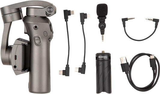 Benro 3 Axis Handheld Gimbal with Saramonic Smartmic  Benro   