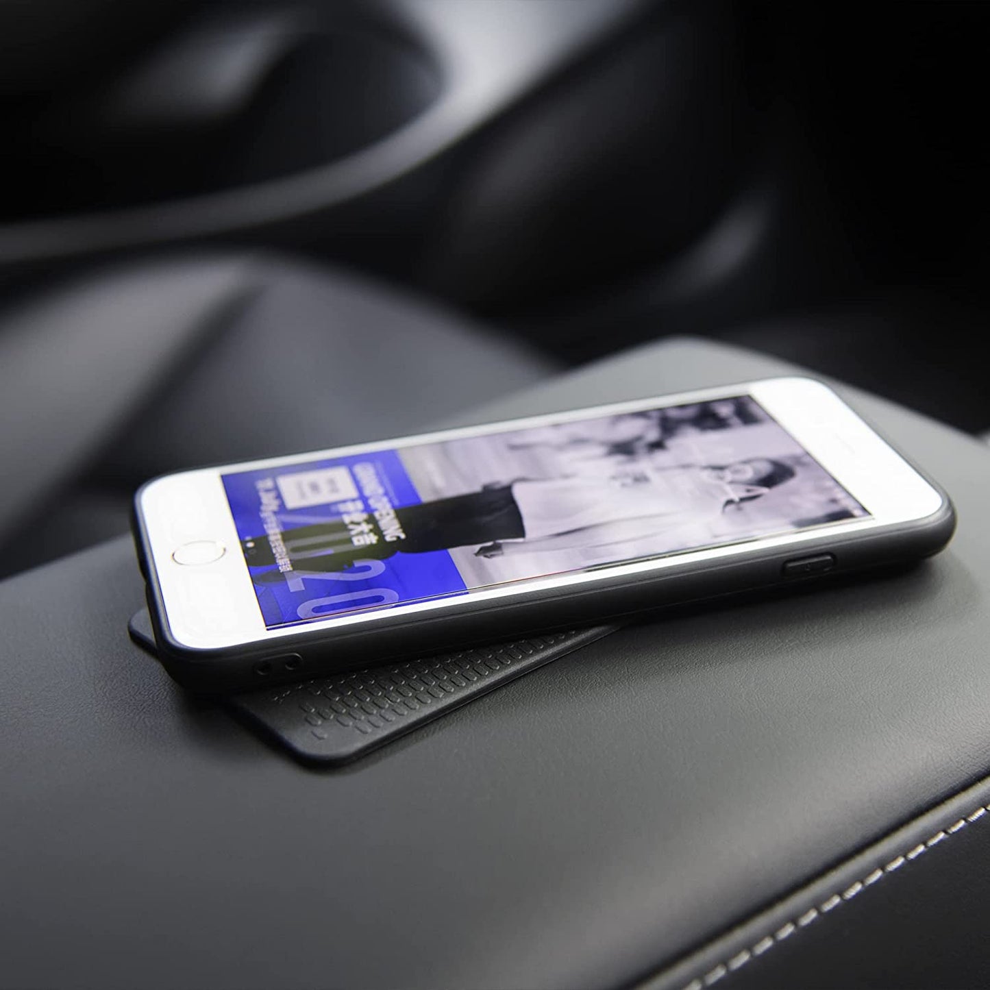 JIMISHA anti Slip Pad Sticky Gripping Pad Sticky Gel Pad Multifunctional Fixate Gel Pads Non-Slip Mounting Pad Cell Pad, 6.3 X 2.8 Inch (2 Pack)  JIMISHA   