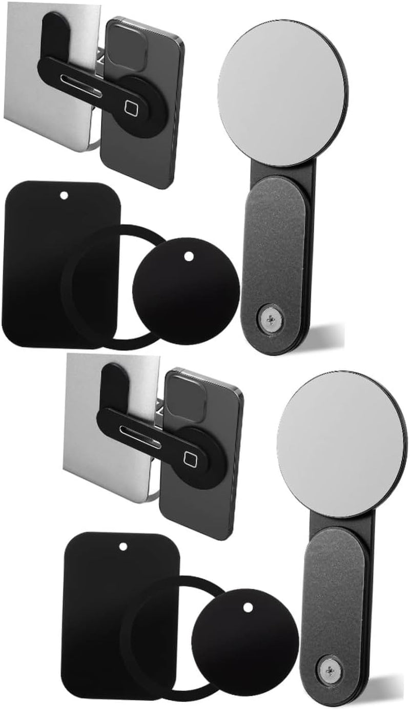 Hemobllo Car Phone Holder 2Pcs Bracket Magnetic Car Mount Table Magnetic Phone Stand Magnetic Laptop Stand Desk Computer Rack Silica Gel Car Phone Mount  Hemobllo   