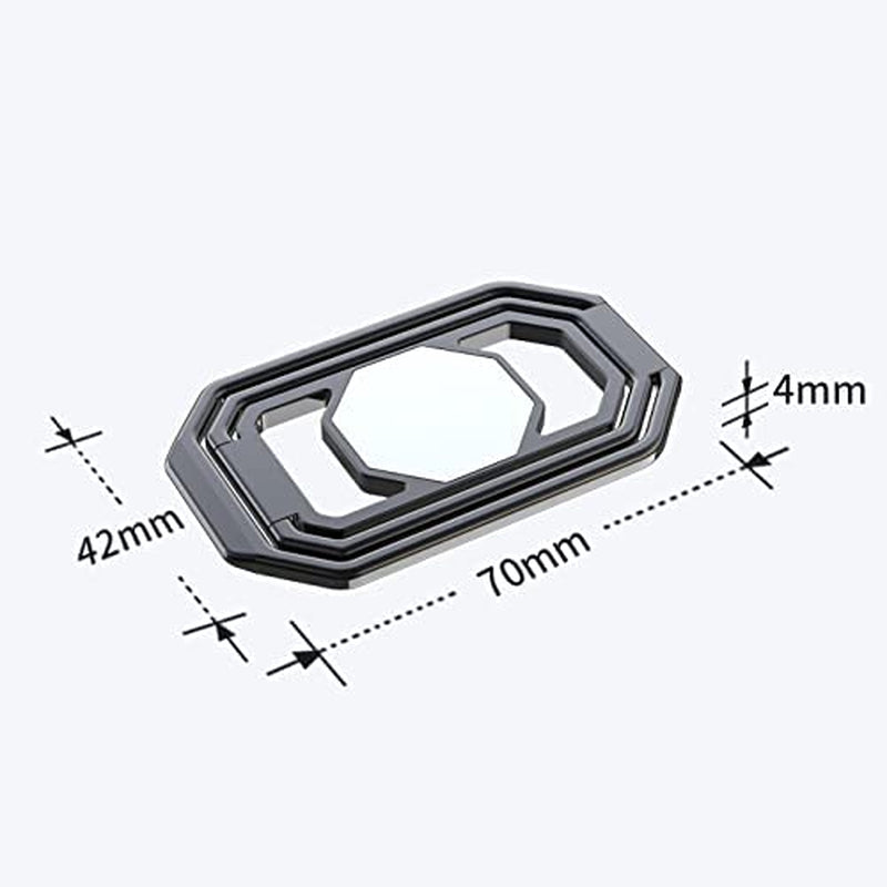Phone Ring Holder Metal Kickstand 360° Foldable Swivel Cell Phone Finger Grip Stand Compatible with Iphone Ipad Smartphones Tablet  Rimyam   