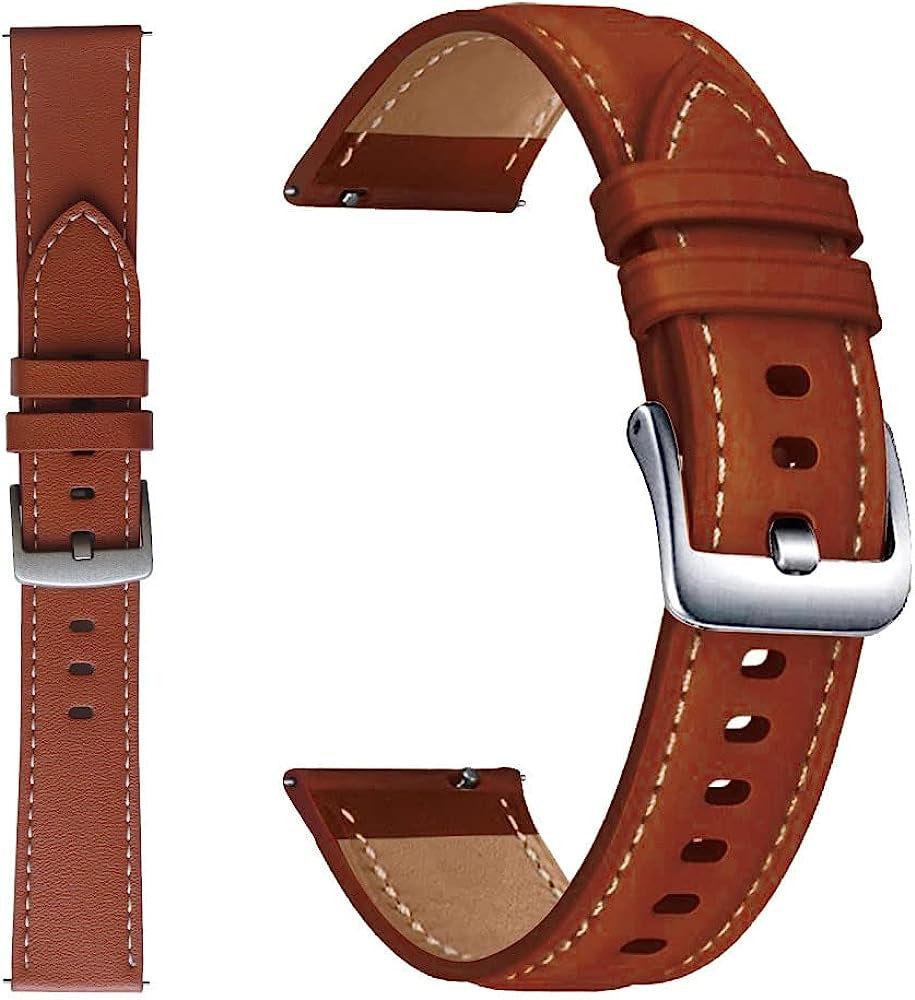 NDJQY Genuine Leather Replacement Strap for Garmin Venu 2 plus Smart Wristband for Garmin Venu 2 SQ Forerunner 245 645 158 Watch Band  NDJQY   