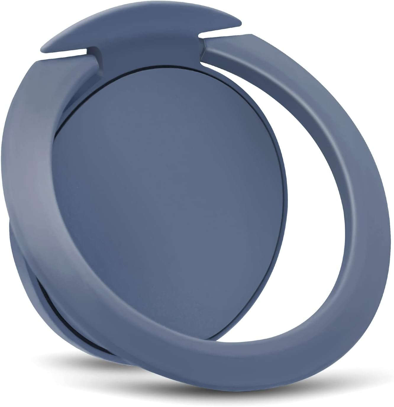 Naiadiy Zinc Alloy Cell Phone Ring Holder Finger Ring Stand, 360 Degree Rotation Kickstand Grip Holder (Square/Gold)  Naiadiy Paint/Circular/Gary  