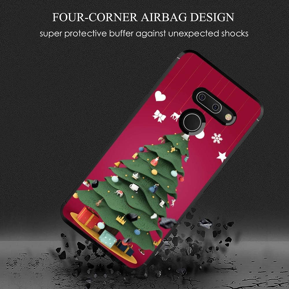 Yqci Designed for LG G8 Thinq Case Custom Christmas Tree 1 Pattern Cover Case,Shockproof Full Body Protective Phone Case Compatible with LG G8 Thinq  YQCi   