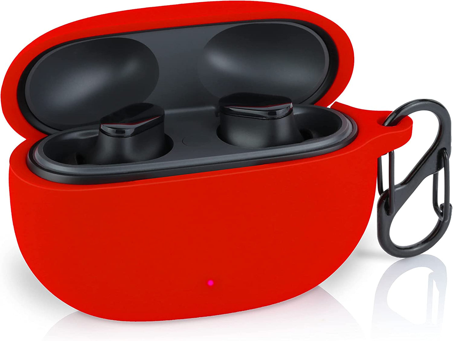 Case Cover Replacement for Beats Studio Buds 2021 New Wireless Earbuds, Black Silicone Protective Skin Sleeve - LEFXMOPHY  LEFXMOPHY Red  