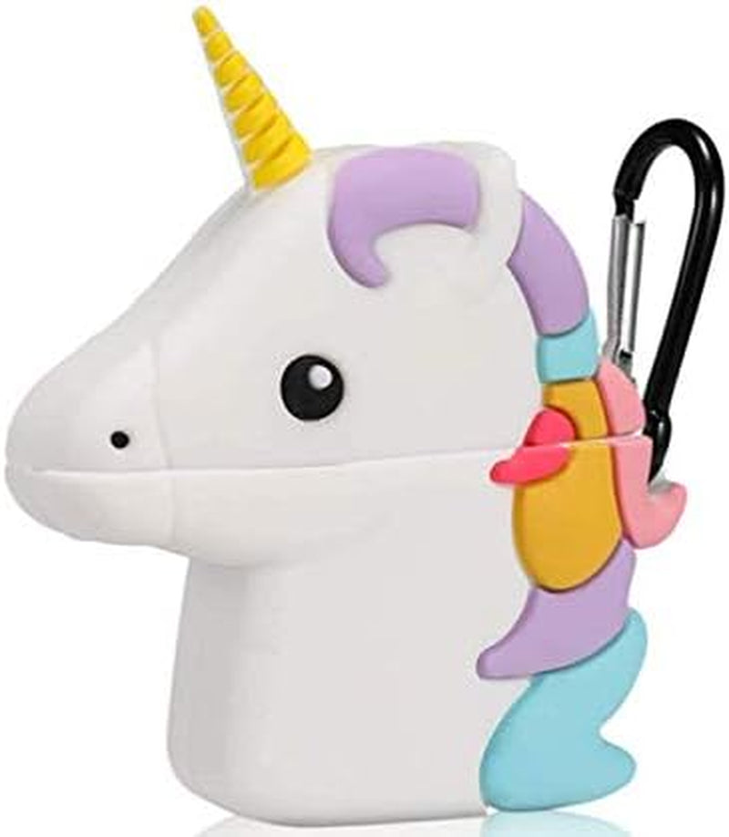 Silicone Airpod Cases | Generation 1&2 | Compatible with Airpods 1&2 Only | Shockproof | Premium Quality | Best Gifts for Your Loved Ones | Cool Product (Black Tiktok)  ZHAWK Unicorn  