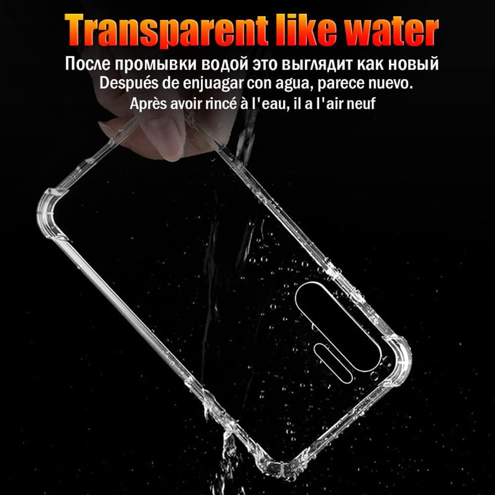 YOGISU for Huawei P40 Pro P30 P20 Lite Covers Bumper Mobile Phone Accessories Fitted Silicone Shockproof Cases,Clear,For Huawei P20 Pro  YOGISU   