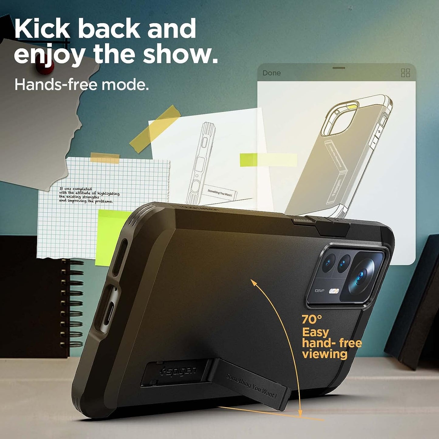 Spigen Tough Armor Designed for Xiaomi 12T Pro Case (2022) - Black  Spigen   