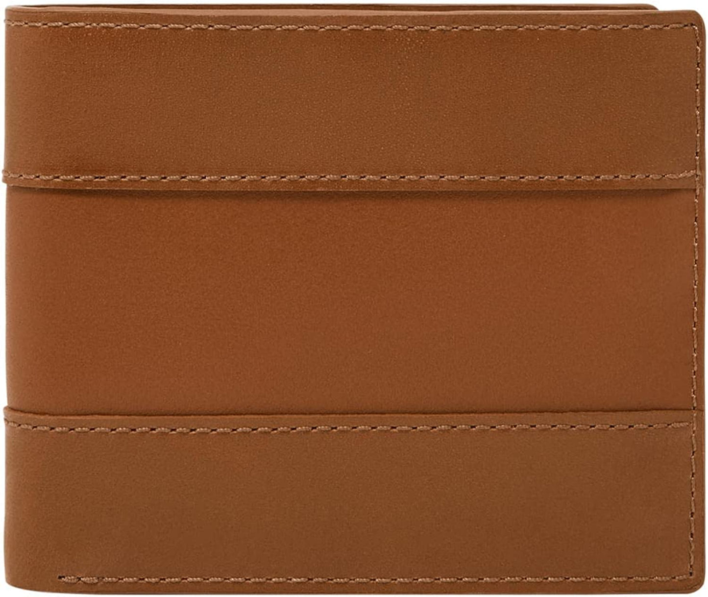 Fossil Men'S Leather Bifold Wallet with Flip ID Window  Fossil Men's Accessories Everett Saddle  