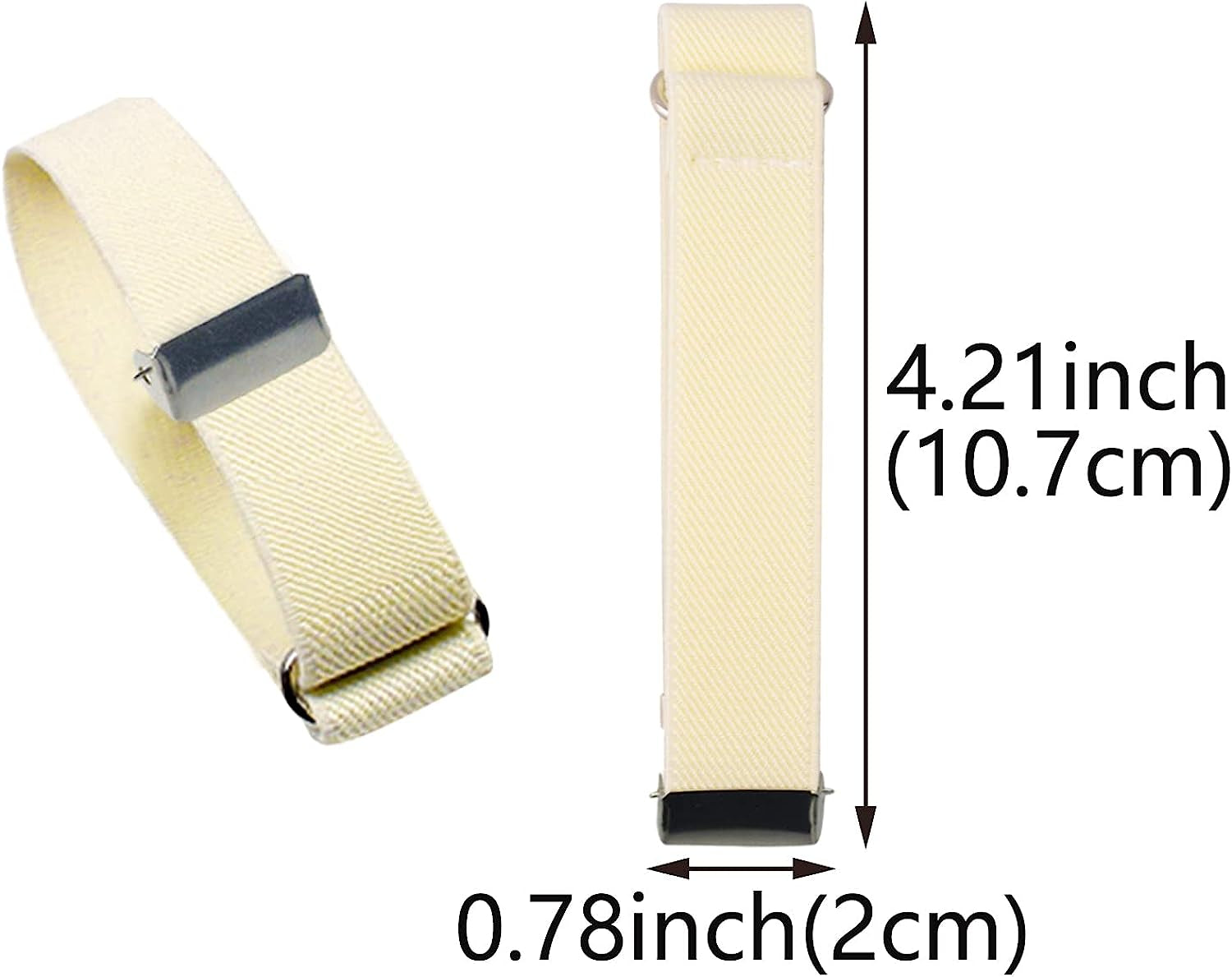 6 Pairs Arm Sleeves for Men Elastic Arm Bands Adjustable Armband Sleeve Garters Anti-Slip Shirt Garters for Men  Thinslimer   