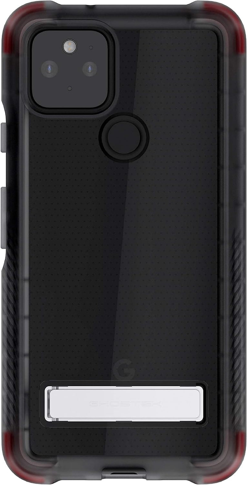 Ghostek Covert Pixel 4A 5G Case Clear with Kickstand Slim Fit Thin Shockproof Design Military Grade Scratch Resistant Back and Non-Slip Hand Grip Protective Cover for 2020 Google Pixel 4A 5G - (Clear)  Ghostek Smoke Black Pixel 5 
