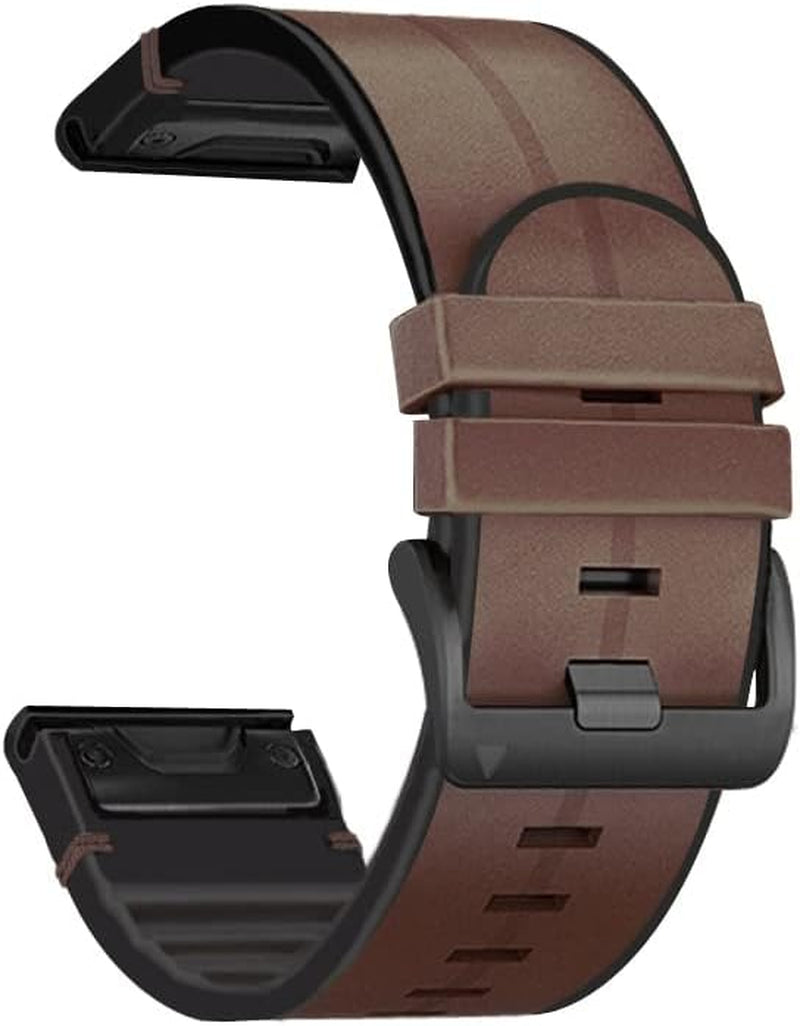 RAYESS 26 22Mm Smart Watch Band for Garmin Fenix 7 7X 6 6X Pro 5X 5 plus 935 Silicone Leather Accessory Straps Quick Release Wristbands  RAYESS F 22mm Fenix 7 
