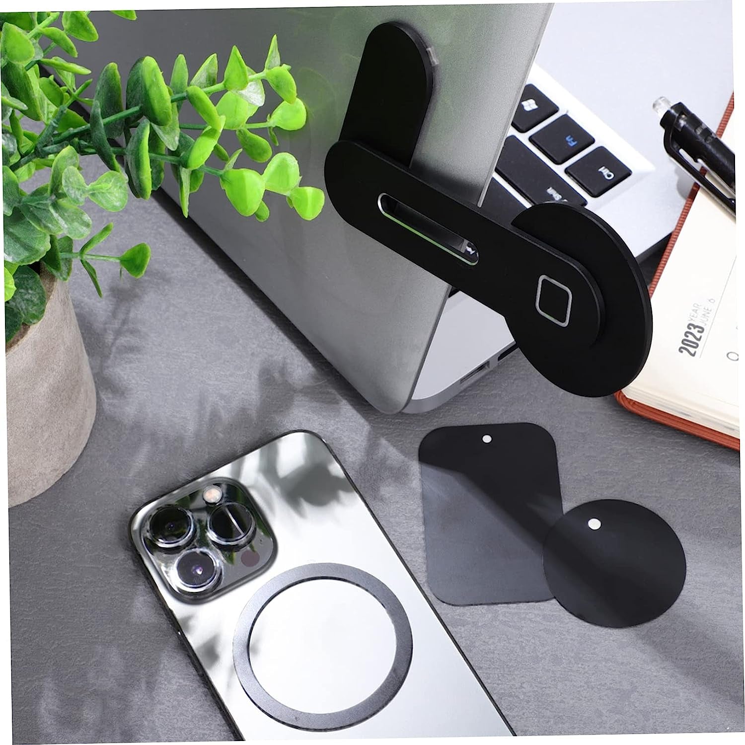 ULDIGI Bracket Magnetic Car Mount Laptop Holder for Desk Laptop Holder for Car Mobile Phone Laptops Stand Magnetic Laptop Holder Magnetic Laptop Stand Magnetic Phone Holder Mount Notebook  ULDIGI   