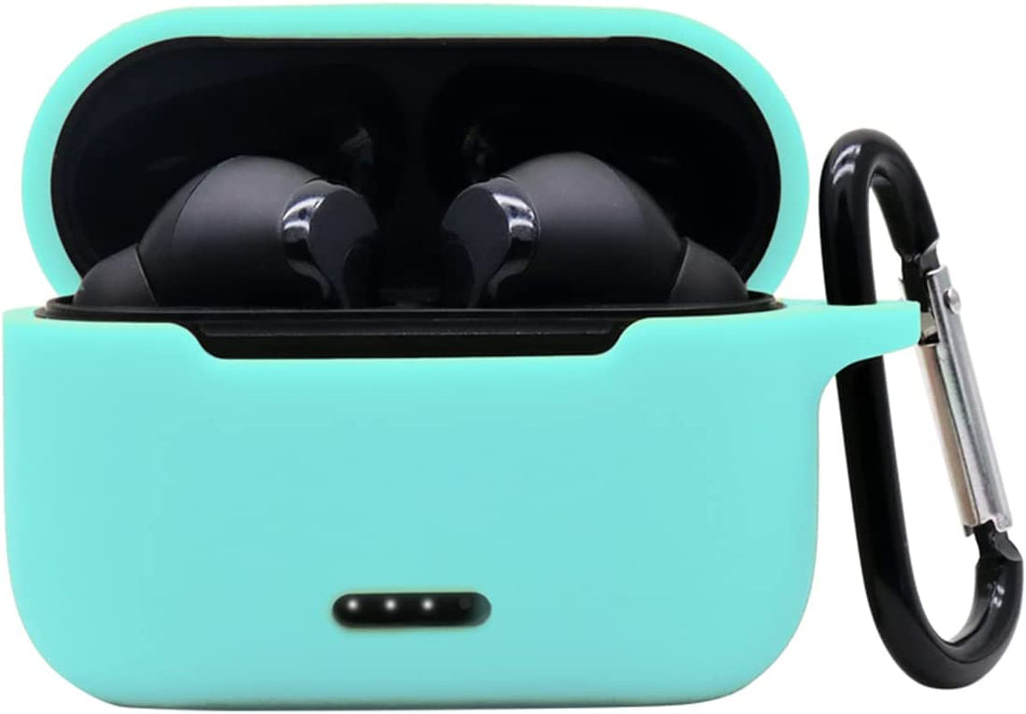 Claiol Silicone Case for TOZO NC2, Premium Shockproof Protective TOZO NC2 Case Cover with Keychain. (Black)  CLAIOL Mintgreen  