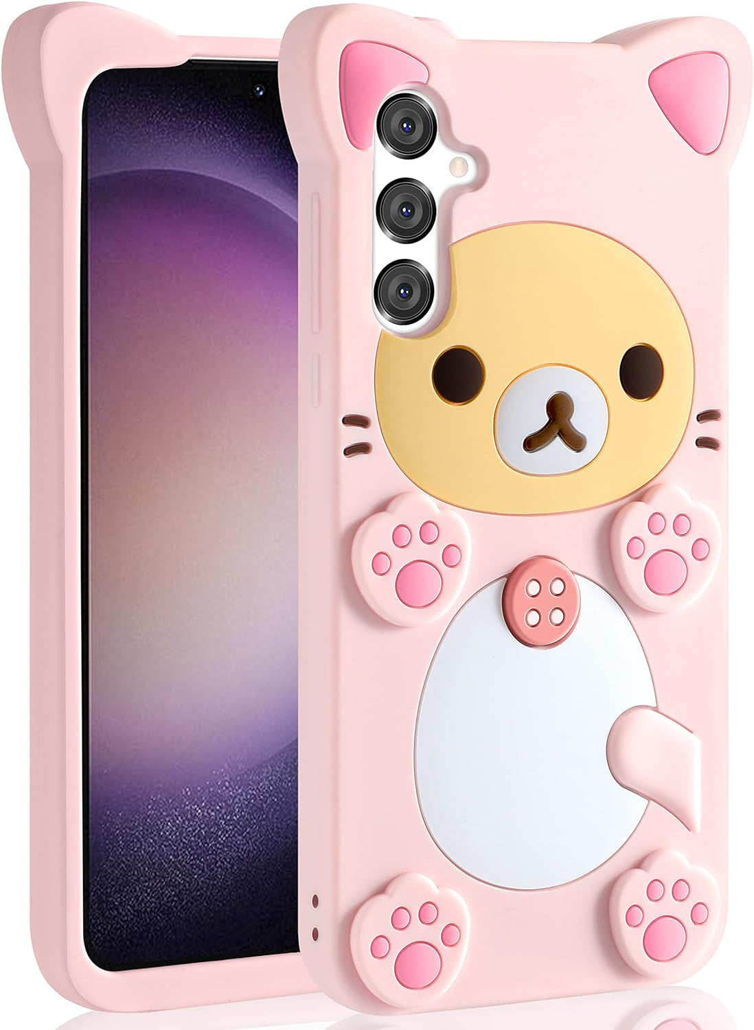 Stsnano Kawaii Phone Case for Samsung Galaxy A53 5G 6.5'' 3D Cute Cartoon Bear Phone Case Fashion Fun Cool Funny Bear Soft TPU Case for Samsung Galaxy A53 5G Silicone Cover for Women Girls Kids PK  STSNano Pk For Samsung Galaxy S23 Plus 