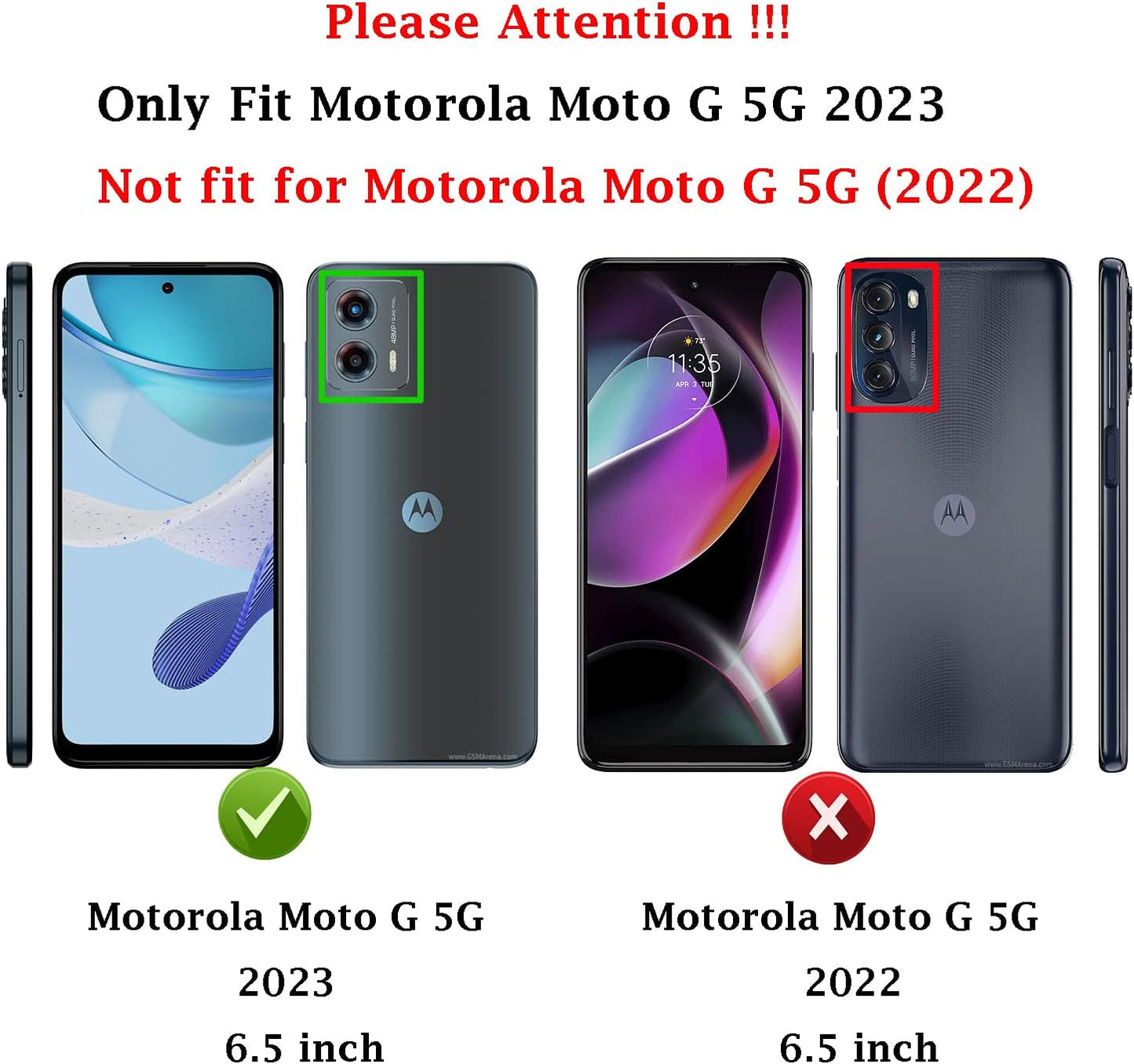 For Moto G 5G 2023 Case with Slide Camera Cover HD Screen Protector [Military Grade 16Ft. Drop Tested] Magnetic Ring Holder Kickstand Protective Phone Case for Motorola Moto G 5G 2023, Navy Blue  PUSHIMEI Co., Ltd.   