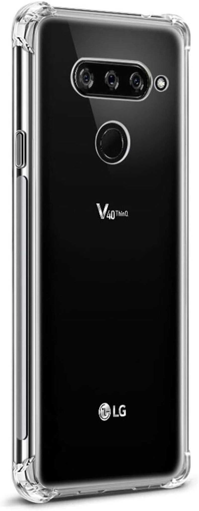 Icovercase Compatible with LG V40 Case, Crystal Clear Soft TPU Shock Absorption Bumper Slim Thin Cover Case -Clear  iCoverCase   