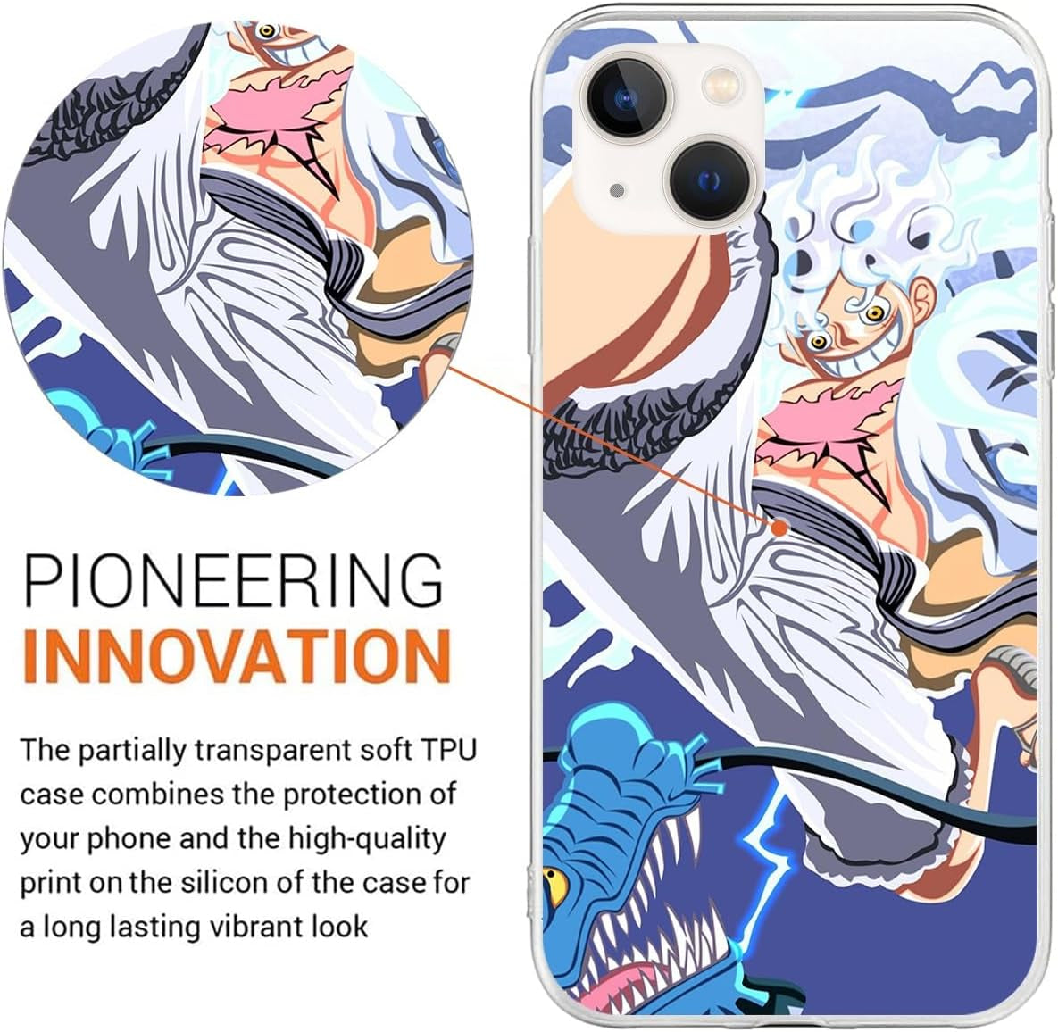 BAFAFA Compatible with LG G6 | LG G6+ | LG G6 plus Case with Luffy 382 Ultra Thin Shockproof Soft TPU Phone Case Clear  BAFAFA   