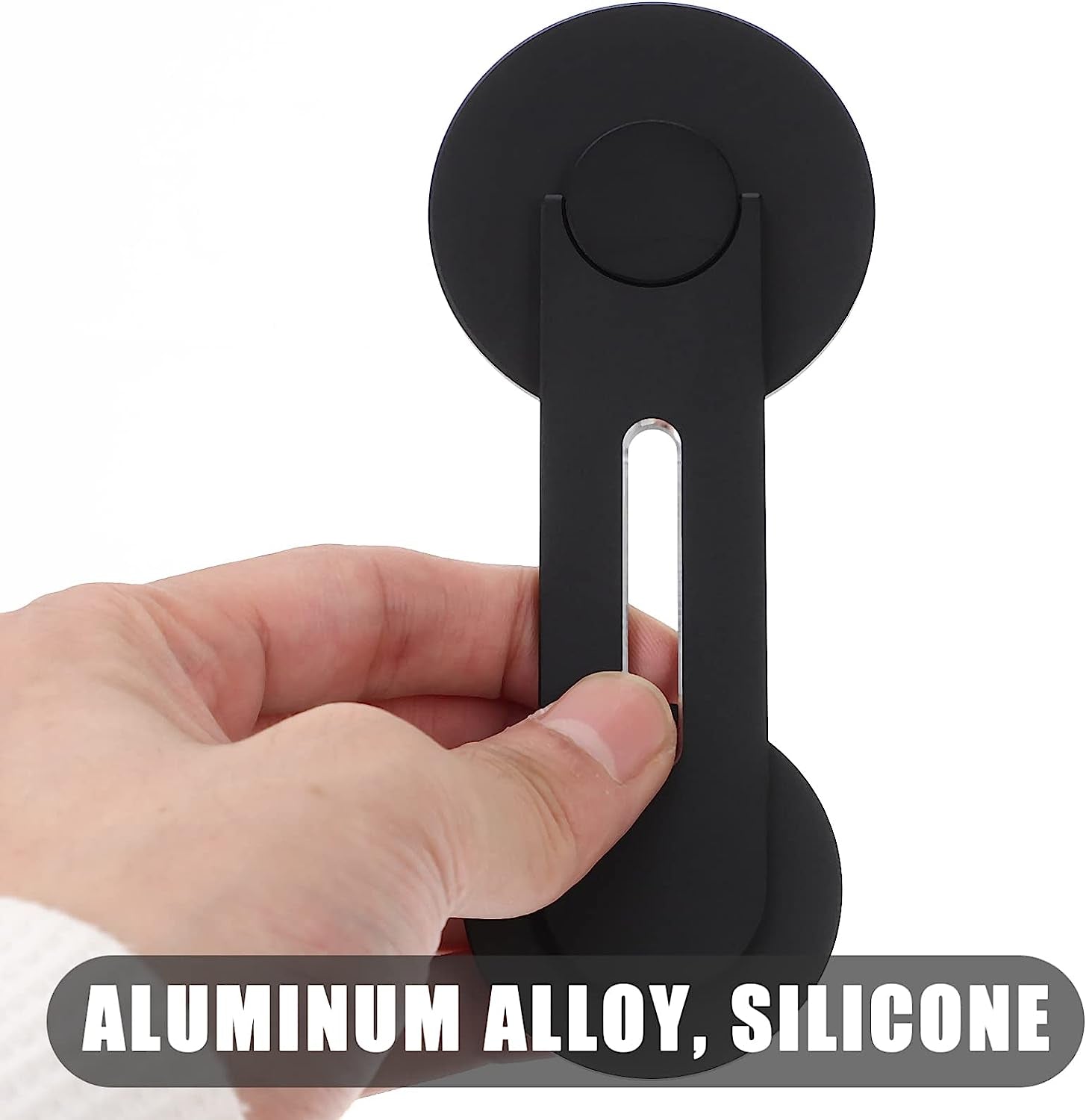 Laptop Phone Mount for Laptop, Slim Magnetic Phone Holder for Car Laptops Stand for Bed Monitors Foldable Computer Expansion Bracket Phone Mount for Car Accessories  PartyKindom   