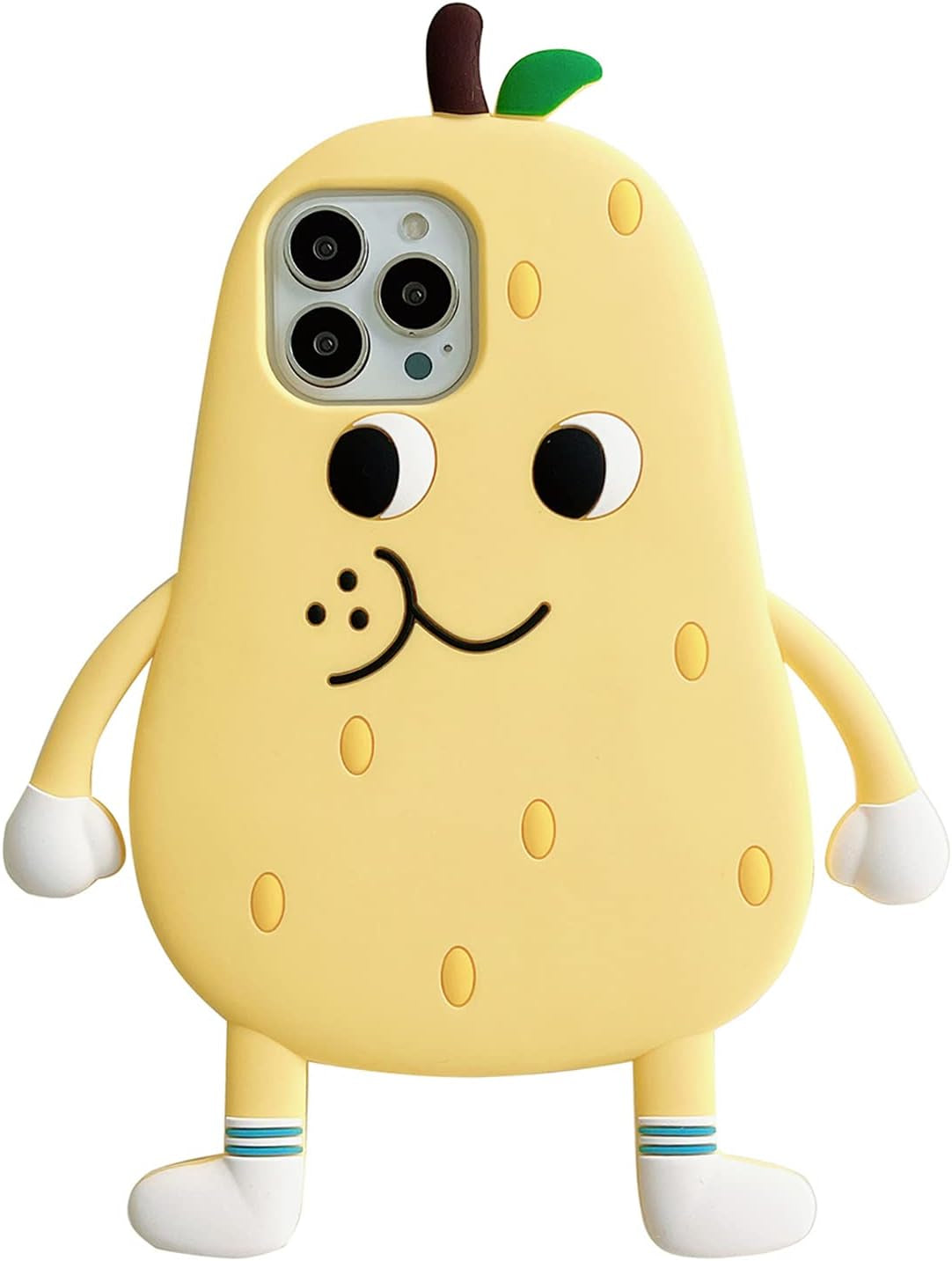 YAKVOOK Kawaii Phone Cases for Iphone 12/12 Pro,Cute Cartoon Cookies Bear Phone Case with Bubble Tea Phone Case 3D Iphone 12/12 Pro Case Soft Silicone Shockproof Cover for Women Girls  Yatchen Pear Iphone 11 Pro Max 