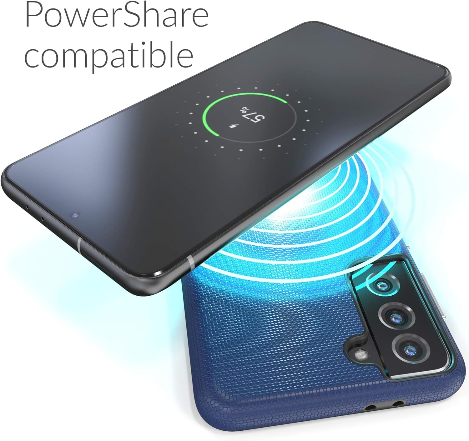 Crave Dual Guard for Galaxy S21+ Case, Shockproof Protection Dual Layer Case for Samsung Galaxy S21 Plus, S21+ 5G (6.7 Inch) - Navy  Crave   